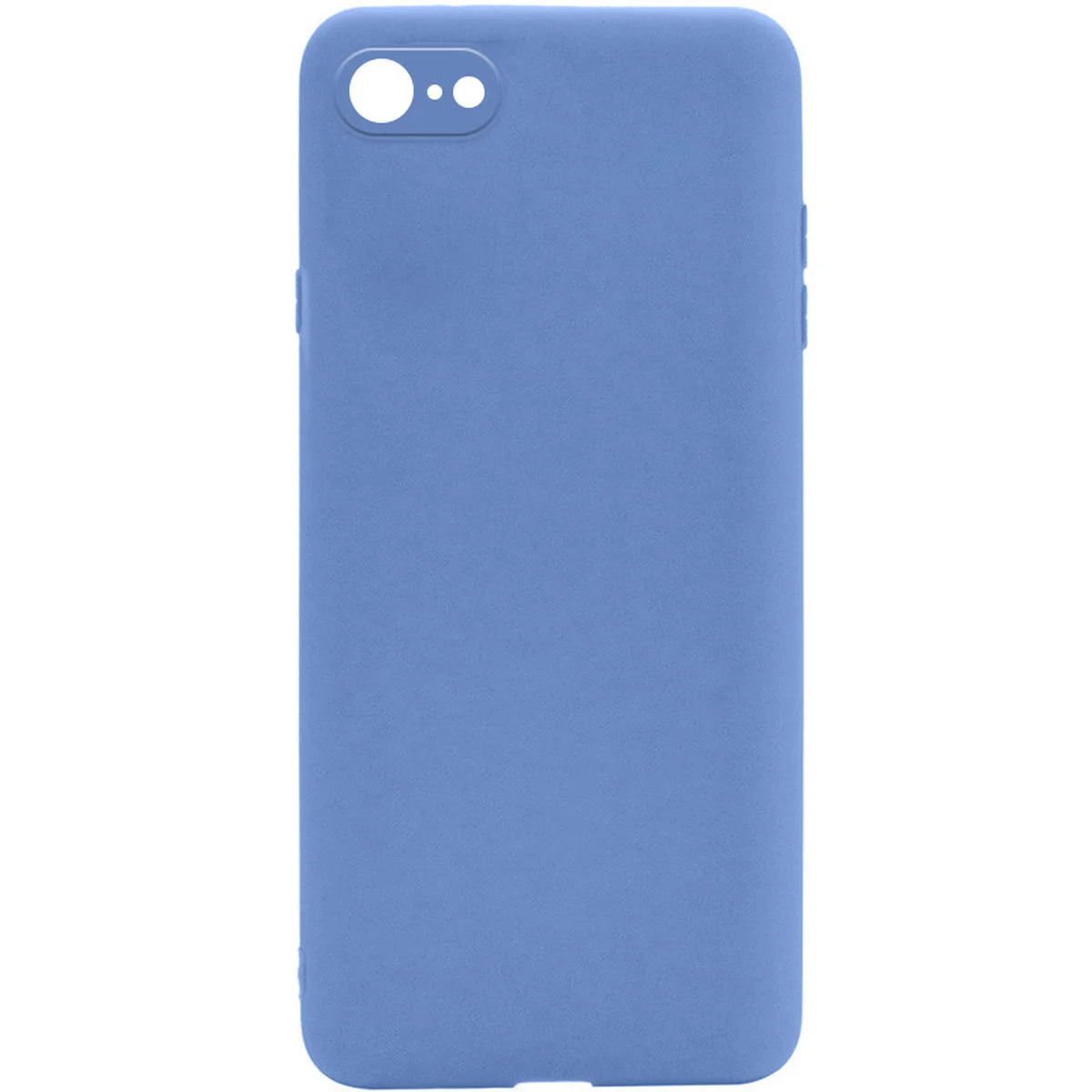 Силиконовый чехол Candy Full Camera для Apple iPhone 7 / 8 / SE (2020) (4.7") Голубой / Mist blue