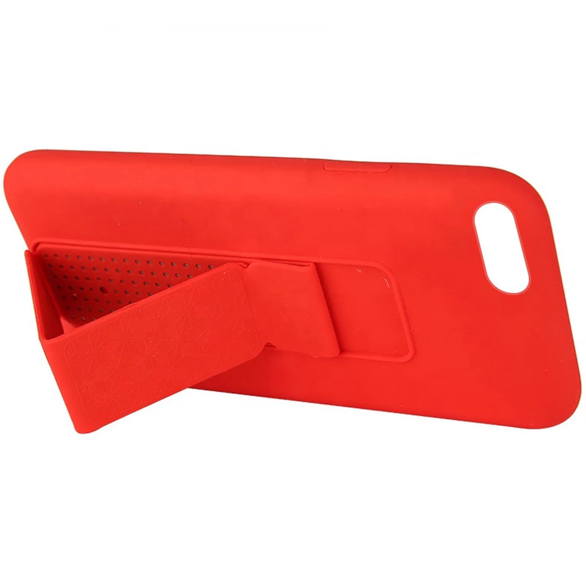 Чехол Silicone Case Hand Holder для Apple iPhone 7 / 8 / SE (2020) (4.7") Красный / Red