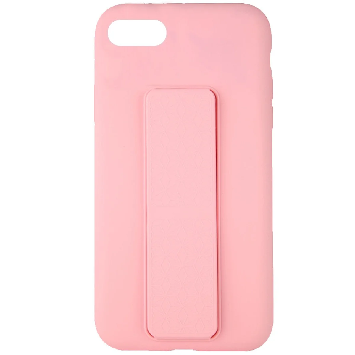 Чехол Silicone Case Hand Holder для Apple iPhone 7 / 8 / SE (2020) (4.7") Розовый / Pink