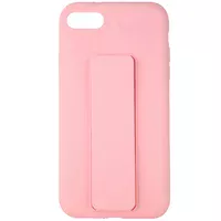 Чехол Silicone Case Hand Holder для Apple iPhone 7 / 8 / SE (2020) (4.7") Розовый / Pink