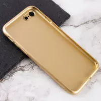 TPU+Glass чехол Matte Candy Full camera для Apple iPhone 7 / 8 / SE (2020) (4.7") Золотой