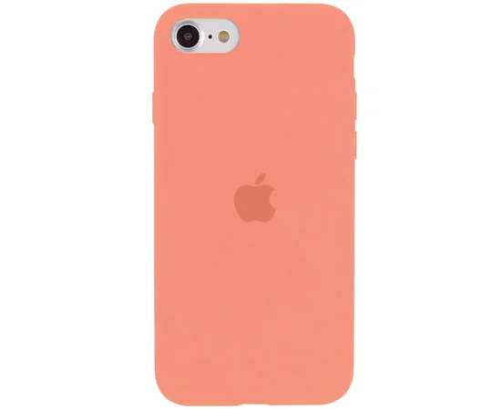 Чехол Silicone Case Full Protective (AA) для Apple iPhone SE (2020) Розовый / Flamingo