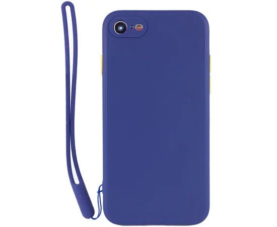 Чехол TPU Square Full Camera для Apple iPhone 7 / 8 / SE (2020) (4.7") Синий