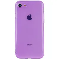 Матовий напівпрозорий TPU чохол із захистом камери для Apple iPhone 7/8 / SE (2020) (4.7 ") Бузковий / Lilac