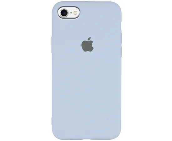 Чохол Silicone Case Slim Full Protective для Apple iPhone 7/8 (4.7 ") Блакитний / Ice blue