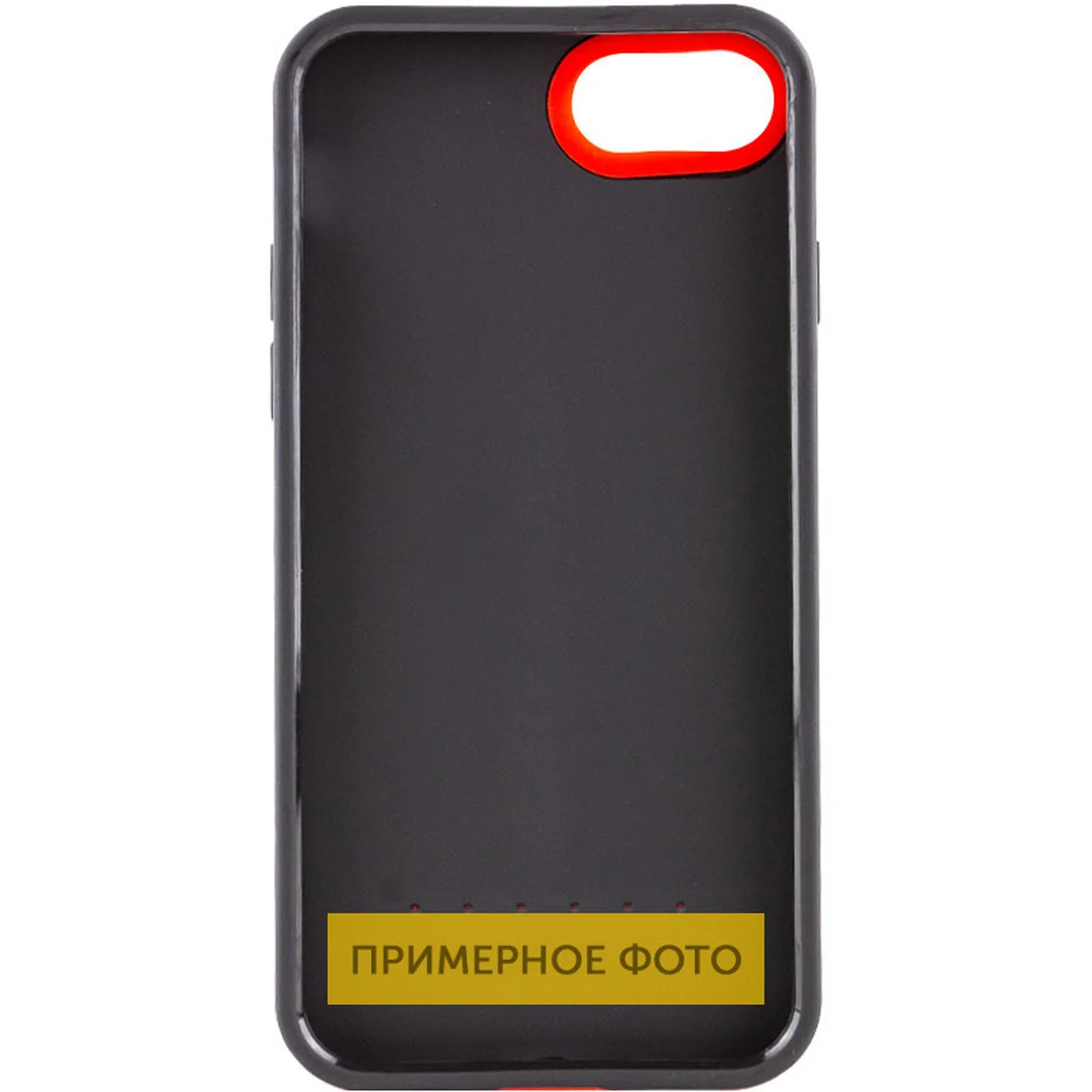 Чехол TPU+PC Bichromatic для Apple iPhone 7 / 8 / SE (2020) (4.7") Black / Red