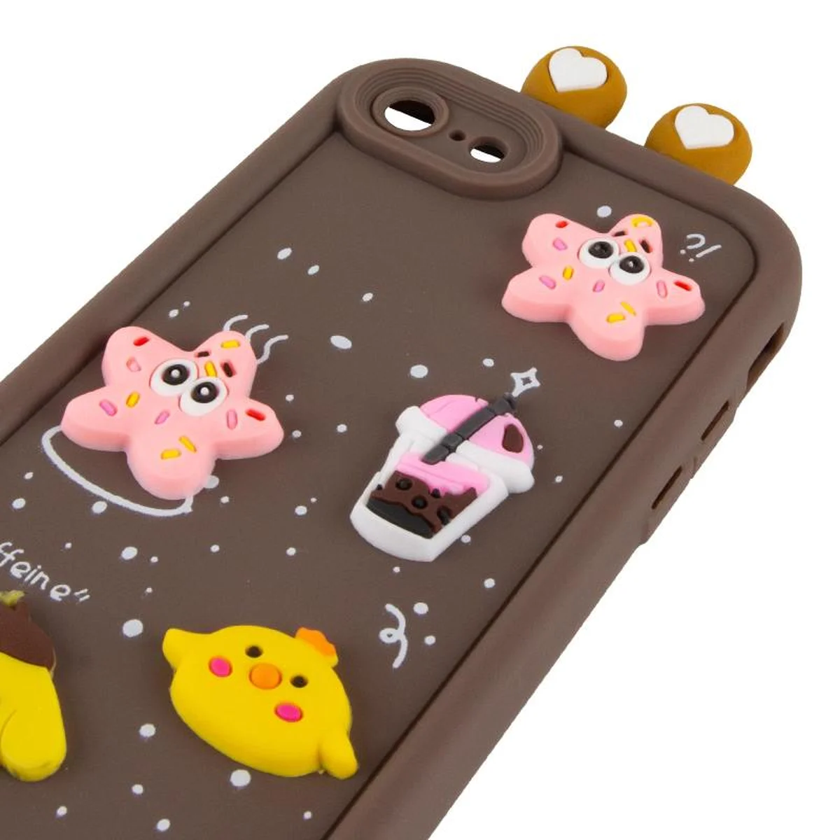 Чехол TPU Toys Case with Ears для Apple iPhone 7 / 8 / SE (2020) / SE (2022) (4.7") Brown