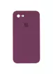 Чохол Silicone Case Square Full Camera Protective (AA) для Apple iPhone 7/8 / SE (2020) (4.7 ") Бордовий / Maroon
