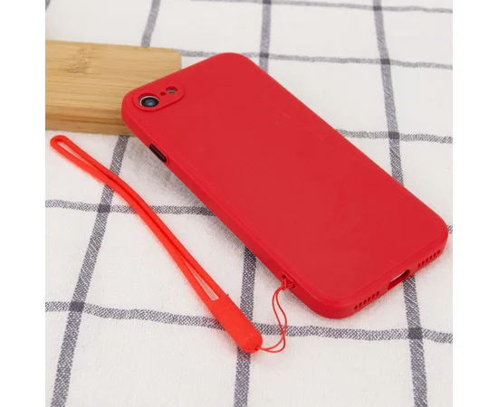 Чохол TPU Square Full Camera для Apple iPhone 7/8 / SE (2020) (4.7 ") Червоний