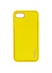 Кожаный чехол Xshield для Apple iPhone 7 / 8 / SE (2020) (4.7") Желтый / Yellow