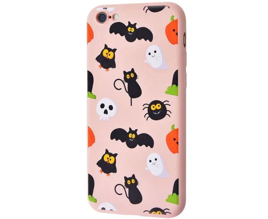TPU чохол WAVE Fancy для Apple iPhone 7/8 / SE (2020) Black cats / Pink sand