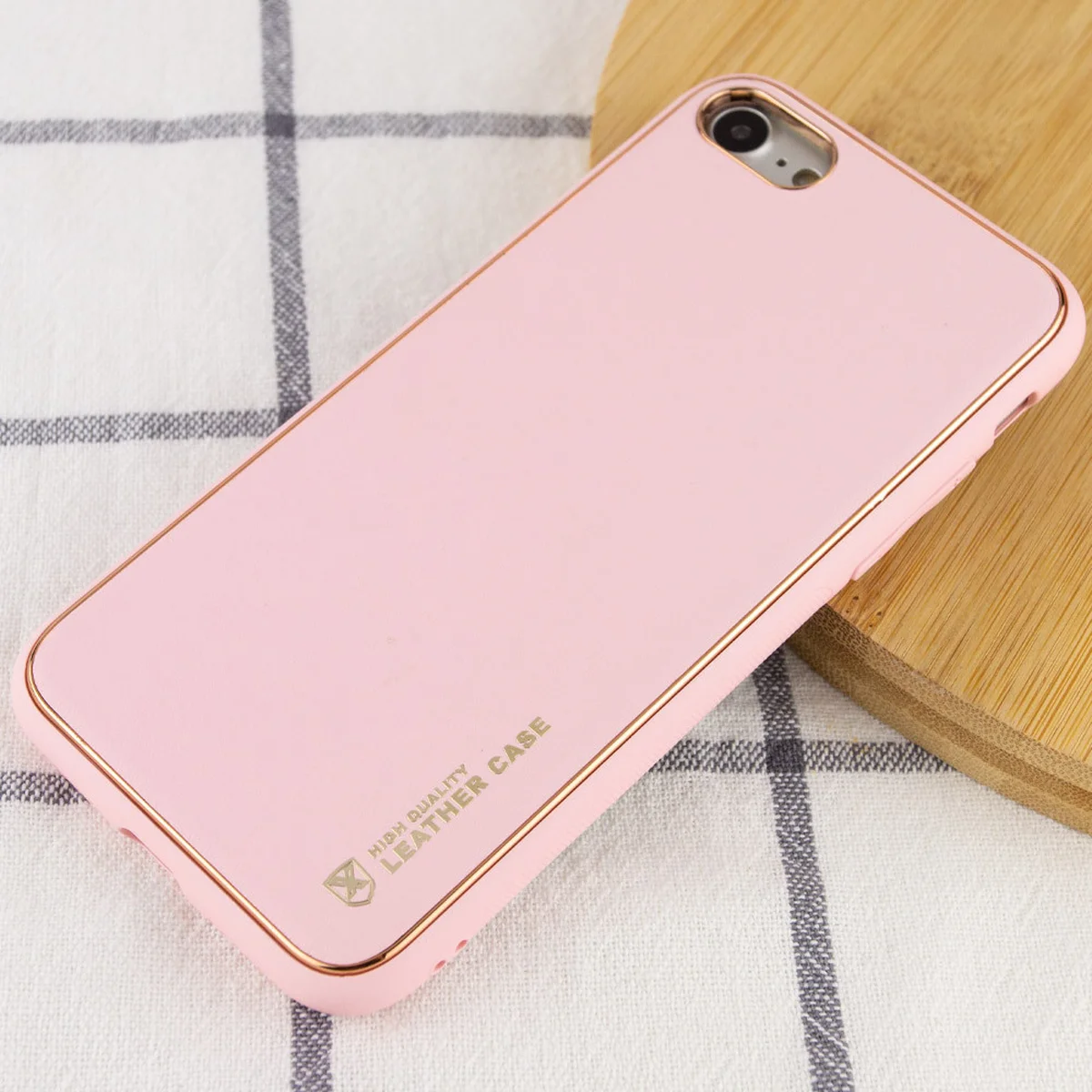 Шкіряний чохол Xshield для Apple iPhone 7/8 / SE (2020) (4.7 ") Рожевий / Pink