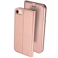 Чехол-книжка Dux Ducis с карманом для визиток для Apple iPhone 7 / 8 / SE (2020) (4.7") Rose Gold