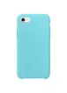 Силиконовый чехол Soft cover для Apple iPhone 7 / 8 (4.7") Бирюзовый / Ice Blue