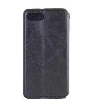 Кожаный чехол-книжка GETMAN Cubic (PU) для Apple iPhone 7 / 8 / SE (2020) (4.7") Черный