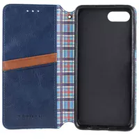 Шкіряний чохол-книжка GETMAN Cubic (PU) для Apple iPhone 7/8/SE (2020) (4.7") Синій