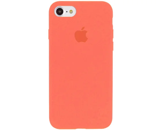 Чехол Silicone Case Full Protective (AA) для Apple iPhone 7 / 8 / SE (2020) (4.7") Розовый / Living coral