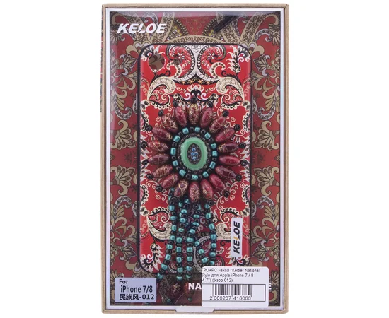 TPU + PC чохол "Keloe" National Style для Apple iPhone 7/8 (4.7 ") Візерунок 012