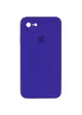Чохол Silicone Case Square Full Camera Protective (AA) для Apple iPhone 7/8 / SE (2020) (4.7 ") Фіолетовий / Ultra Violet