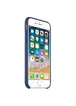 Силиконовый чехол Soft cover для Apple iPhone 7 / 8 (4.7") Синий /  Blue Cobalt
