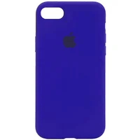 Чохол Silicone Case Full Protective (AA) для Apple iPhone 7/8 / SE (2020) (4.7 ") Синій / Shiny blue