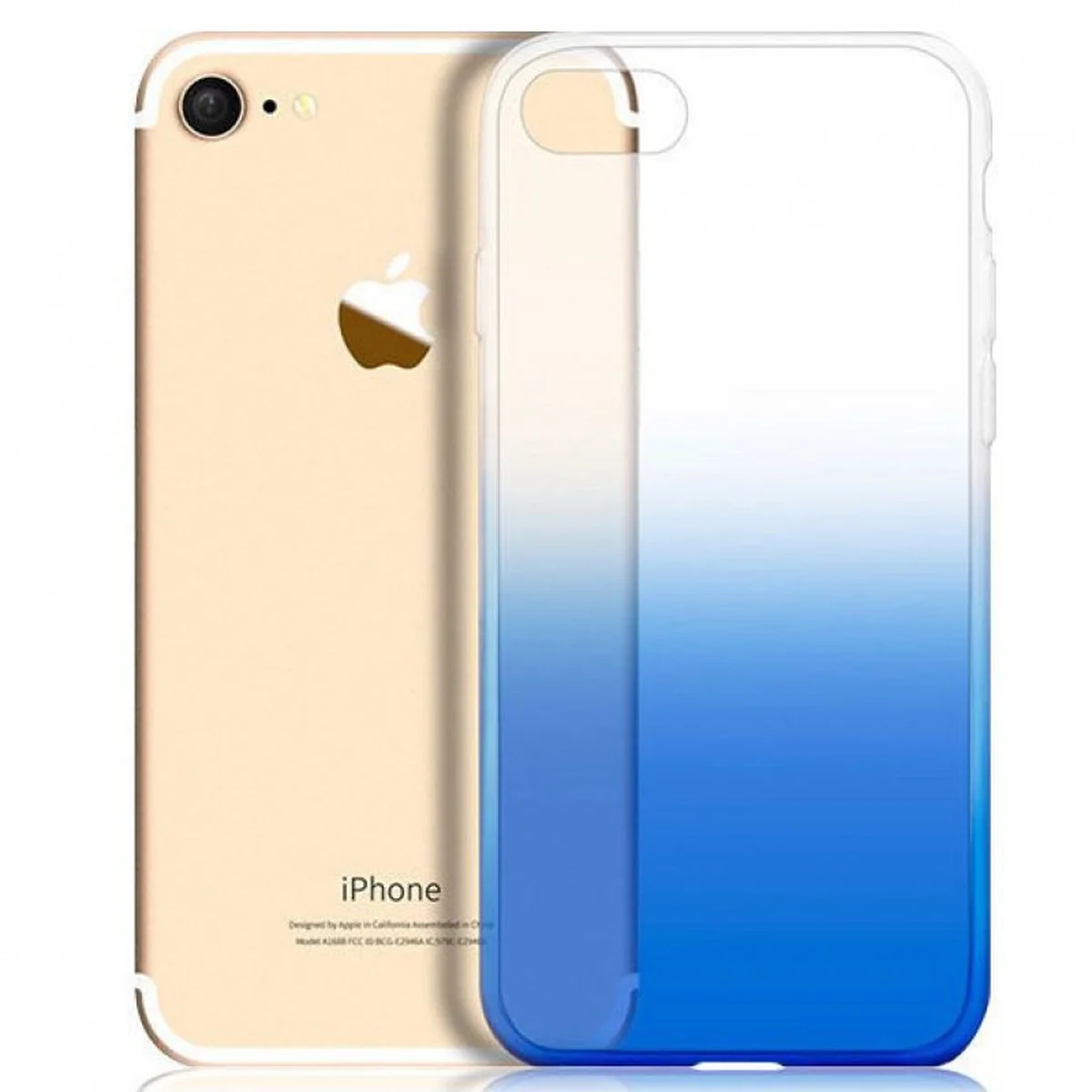 TPU+PC Ombre для Apple iPhone 7 / 8 (4.7") Синий