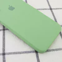 Чохол Silicone Case Square Full Camera Protective (AA) для Apple iPhone 7/8 / SE (2020) (4.7 ") М'ятний / Mint