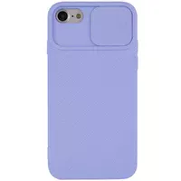Чохол Camshield Square TPU зі шторкою для камери для Apple iPhone 7/8 / SE (2020) (4.7 ") Блакитний