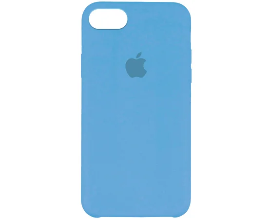 Чехол Silicone Case (AA) для Apple iPhone 7 / 8 (4.7") Голубой / Light Blue