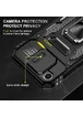 Ударопрочный чехол Camshield Army Ring для Apple iPhone 7 / 8 / SE (2020) (4.7") Черный / Black