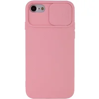 Чехол Camshield Square TPU со шторкой для камеры для Apple iPhone 7 / 8 / SE (2020) (4.7") Rose Gold