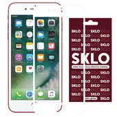 Защитное стекло SKLO 3D (full glue) для Apple iPhone 7 / 8 / SE (2020) (4.7") Белый