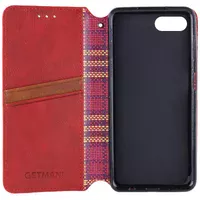 Шкіряний чохол-книжка GETMAN Cubic (PU) для Apple iPhone 7/8/SE (2020) (4.7") Червоний
