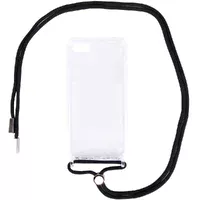 Чехол TPU Crossbody Transparent для Apple iPhone 7 / 8 / SE (2020)(4.7") Черный