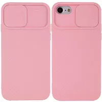 Чехол Camshield Square TPU со шторкой для камеры для Apple iPhone 7 / 8 / SE (2020) (4.7") Rose Gold