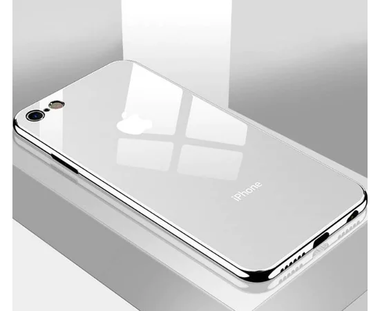 TPU чехол GLOSSY LOGO для Apple iPhone 7 / 8 (4.7") Белый