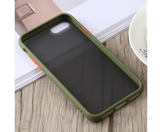 TPU чехол LikGus Maxshield для Apple iPhone 7 / 8 (4.7") Зеленый