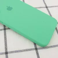 Чехол Silicone Case Square Full Camera Protective (AA) для Apple iPhone 7 / 8 / SE (2020) (4.7") Зеленый / Spearmint