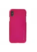 TPU чехол Mercury iJelly Metal series для Apple iPhone X/XS Малиновый