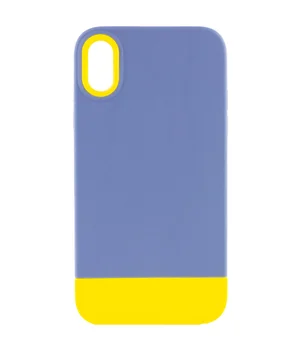 Чохол TPU+PC Bichromatic для Apple iPhone X / XS (5.8") Blue / Yellow