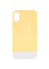 Чохол TPU+PC Bichromatic для Apple iPhone X / XS (5.8") Creamy-yellow / White