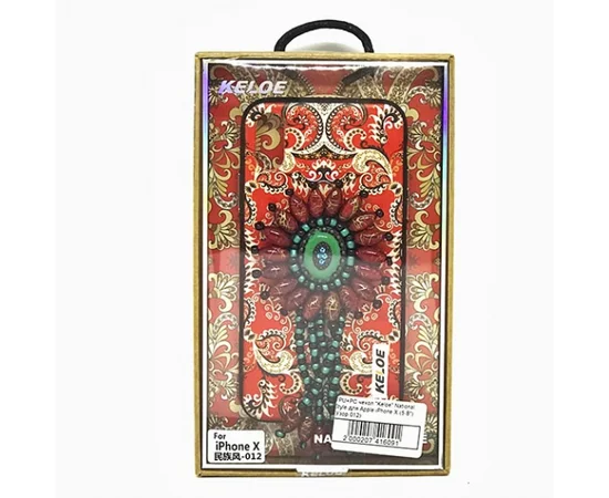 TPU+PC чехол "Keloe" National Style для Apple iPhone X/XS Узор 012