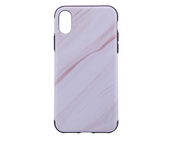 TPU чехол Rock Origin Series (Textured marble) для Apple iPhone X/XS Белый / White marble