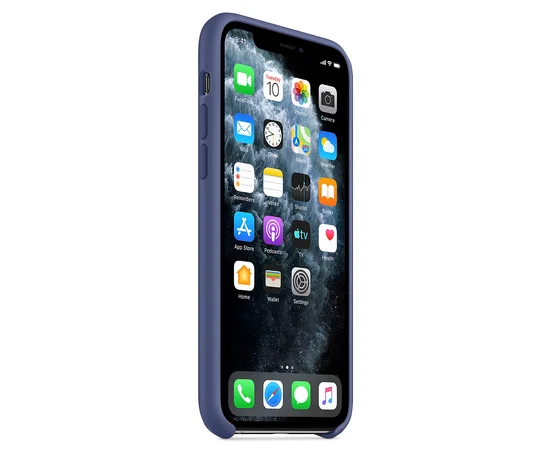 Силиконовый чехол Soft cover для Apple iPhone X / XS (5.8") Синий / Aqua Blue