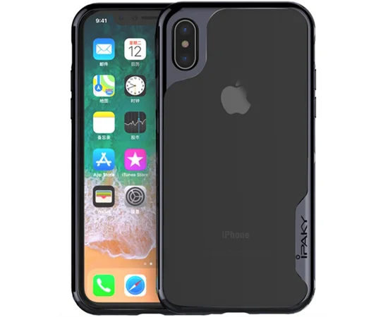 Чехол iPaky TPU+PC Plum Series для Apple iPhone X (5.8") Черный