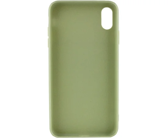 Силиконовый чехол Candy для Apple iPhone X / XS (5.8") Фисташковый