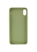 Силиконовый чехол Candy для Apple iPhone X / XS (5.8") Фисташковый