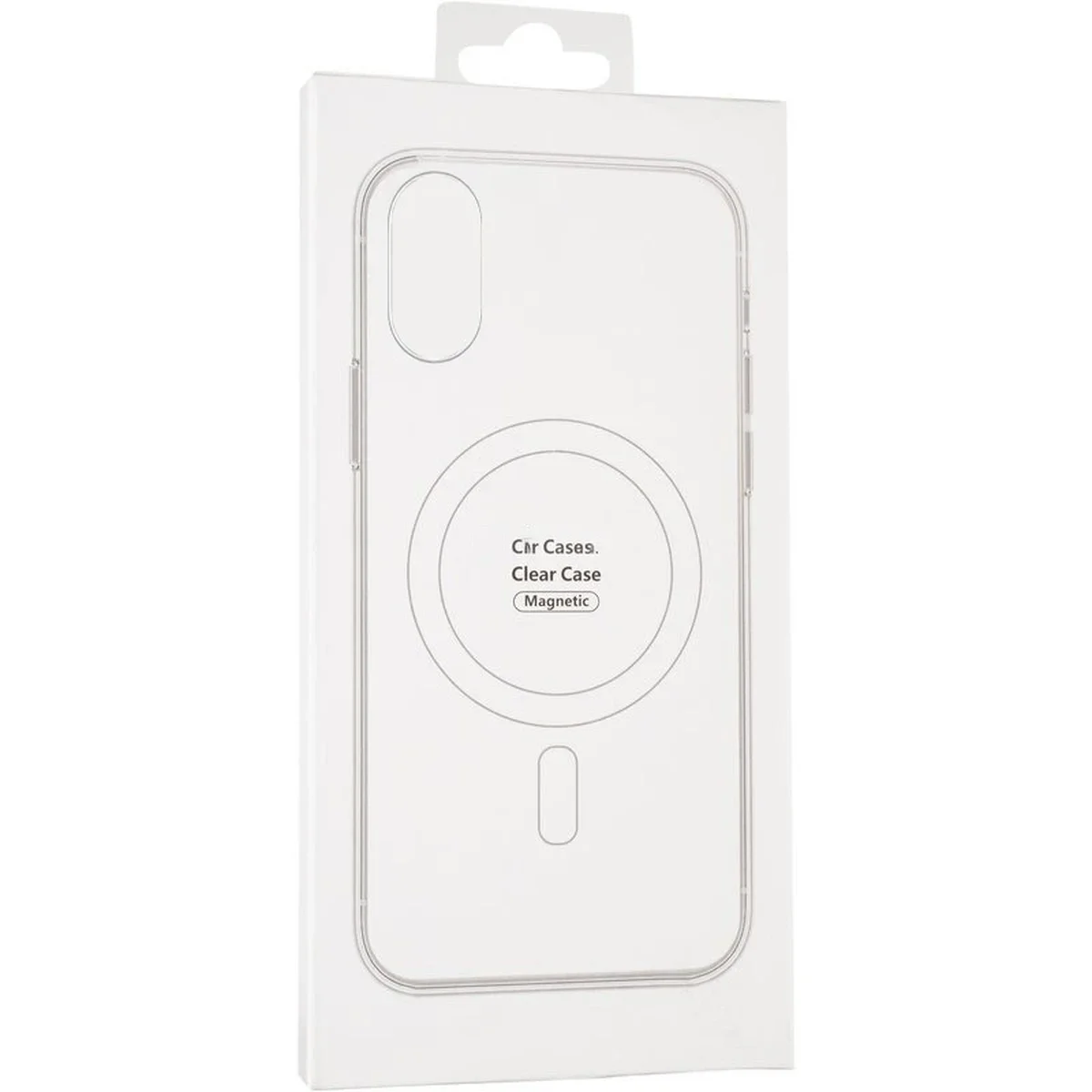Чехол TPU Clear Case with MagSafe для Apple iPhone X / XS (5.8") Clear
