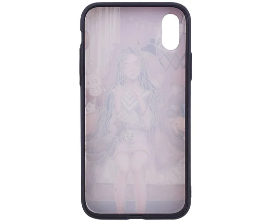 TPU+PC чехол YCT картина для Apple iPhone X/XS Девочка в комнате