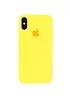 Чехол Silicone Case Full Protective (AA) для Apple iPhone X/XS Желтый / Yellow